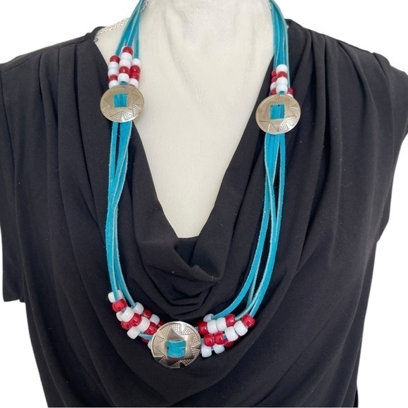 Stunning Boho Beaded Necklace 🌟✨ - Picture 1 of 2